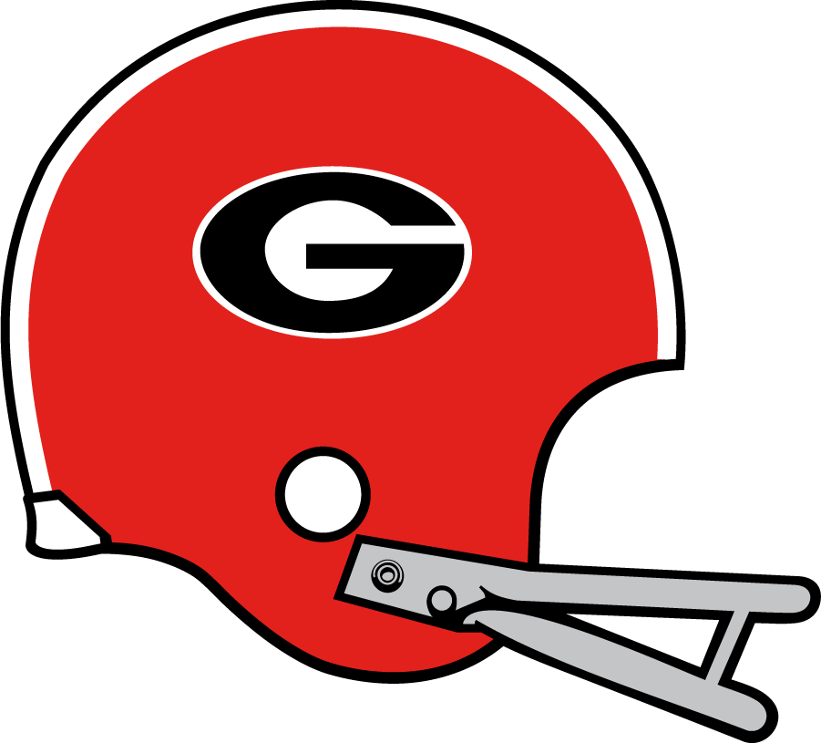 Georgia Bulldogs 1964-1977 Helmet Logo iron on transfers for clothing